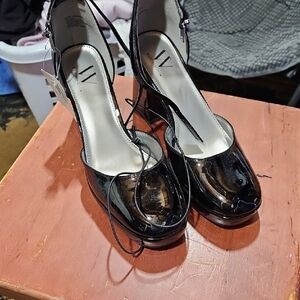 Worthington Black Patent Platform Shoes